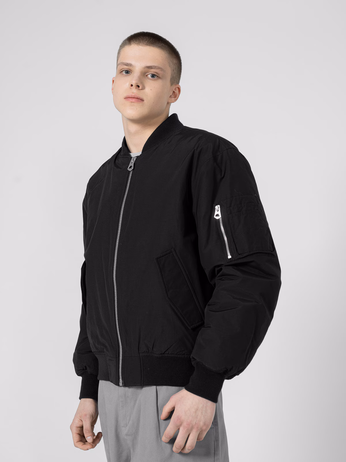 Kurtka przejściowa bomber męska Outhorn - khaki