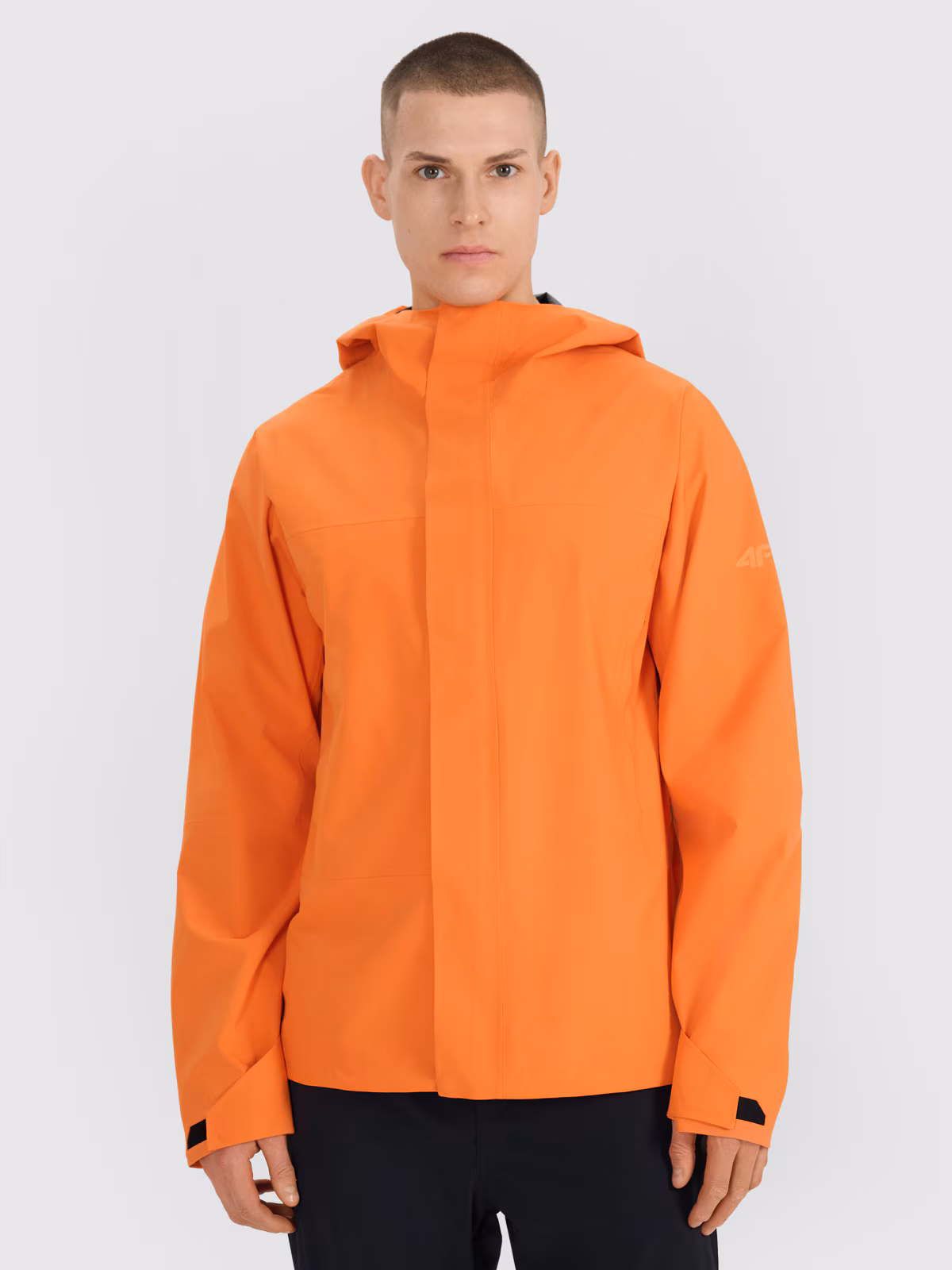 Kurtka trekkingowa membrana 15000 męska - pomarańczowa