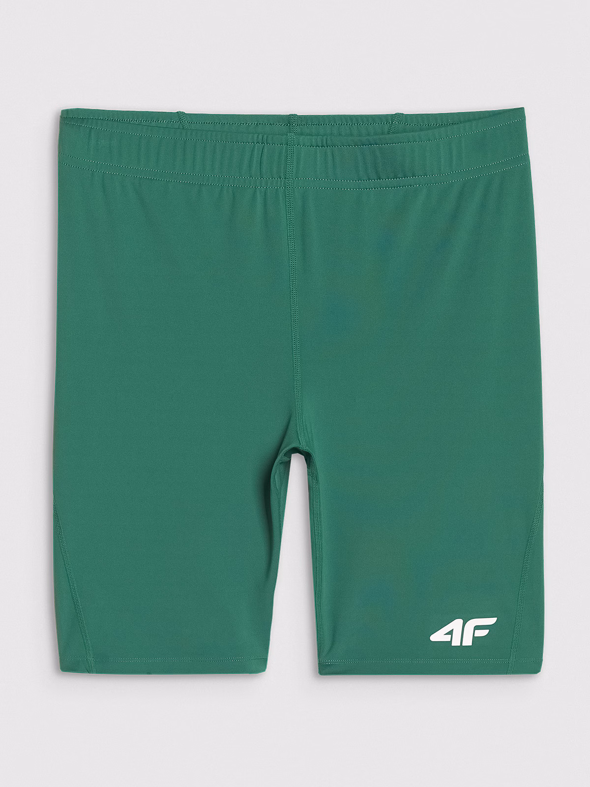 Legginsy krótkie treningowe męskie - żółte