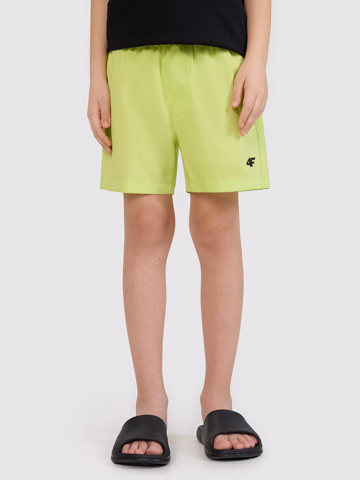 Spodenki plażowe boardshorty chłopięce - zielone