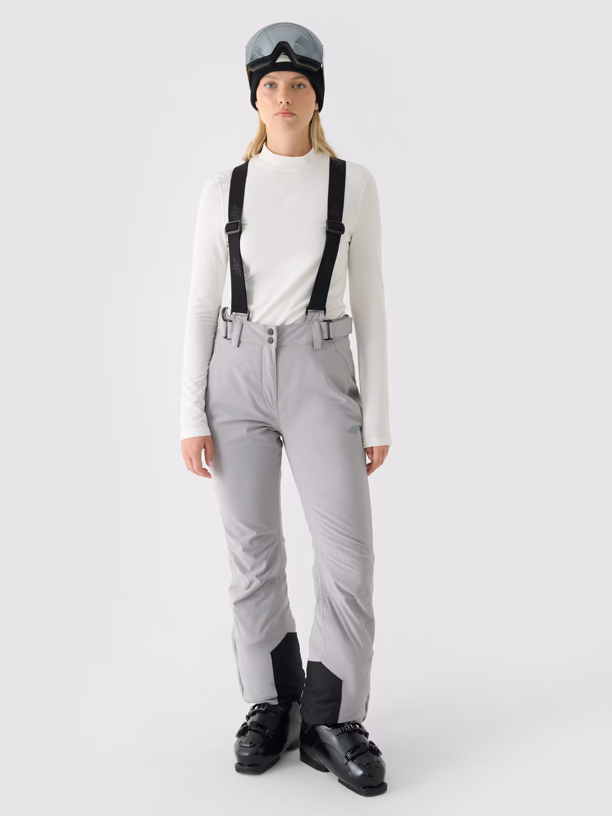 Spodnie narciarskie membrana 5000 damskie - szare