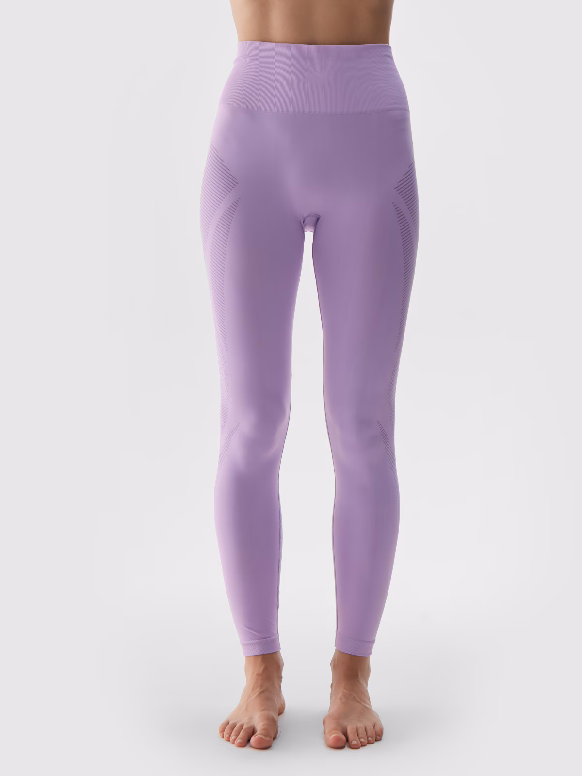 Bielizna termoaktywna bezszwowa (dół) damska - fioletowa