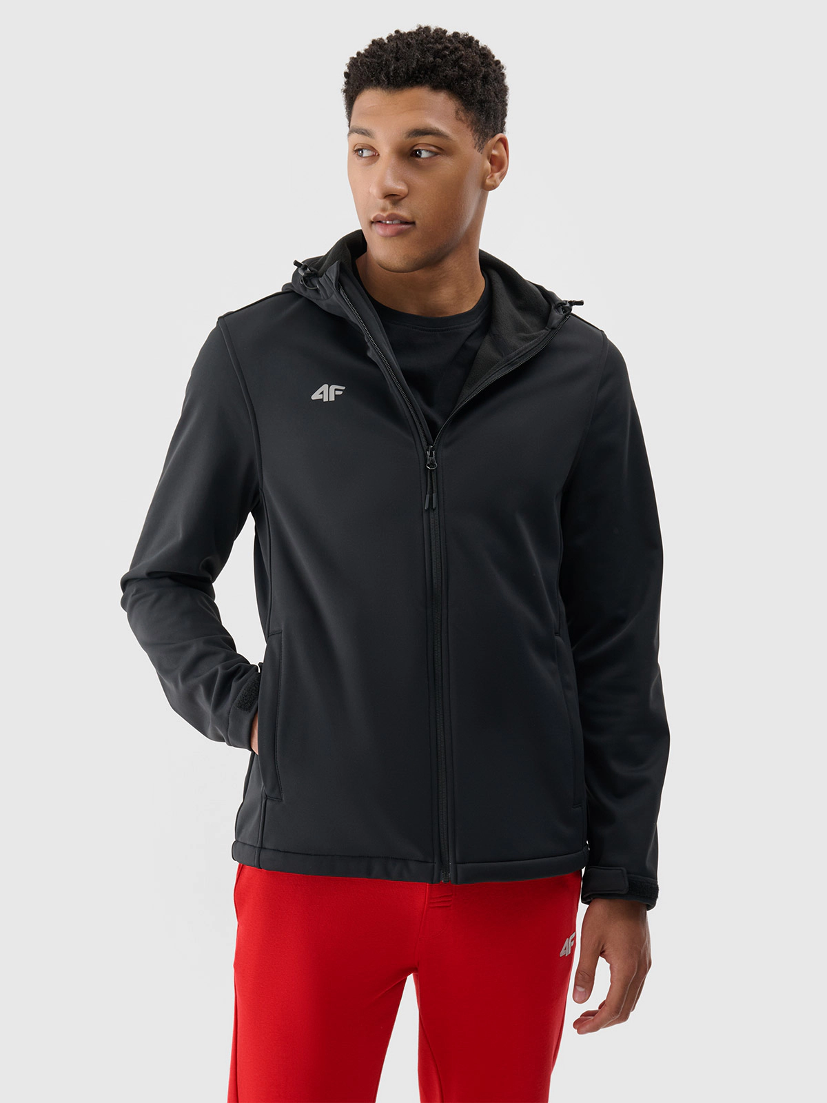 Kurtka softshell wiatroodporna membrana 5 000 męska - szara