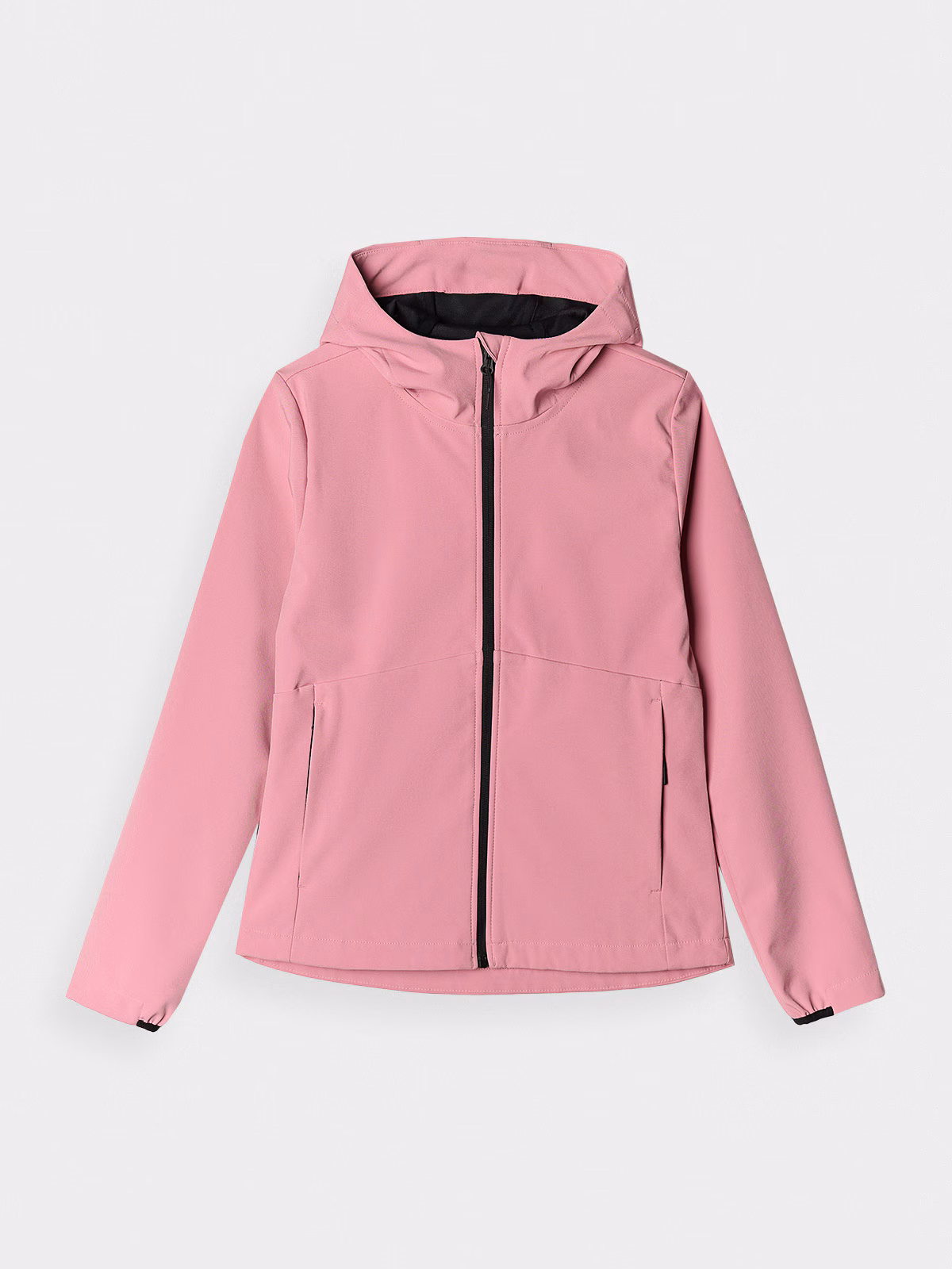Kurtka softshell wiatroodporna membrana 5000 damska - różowa