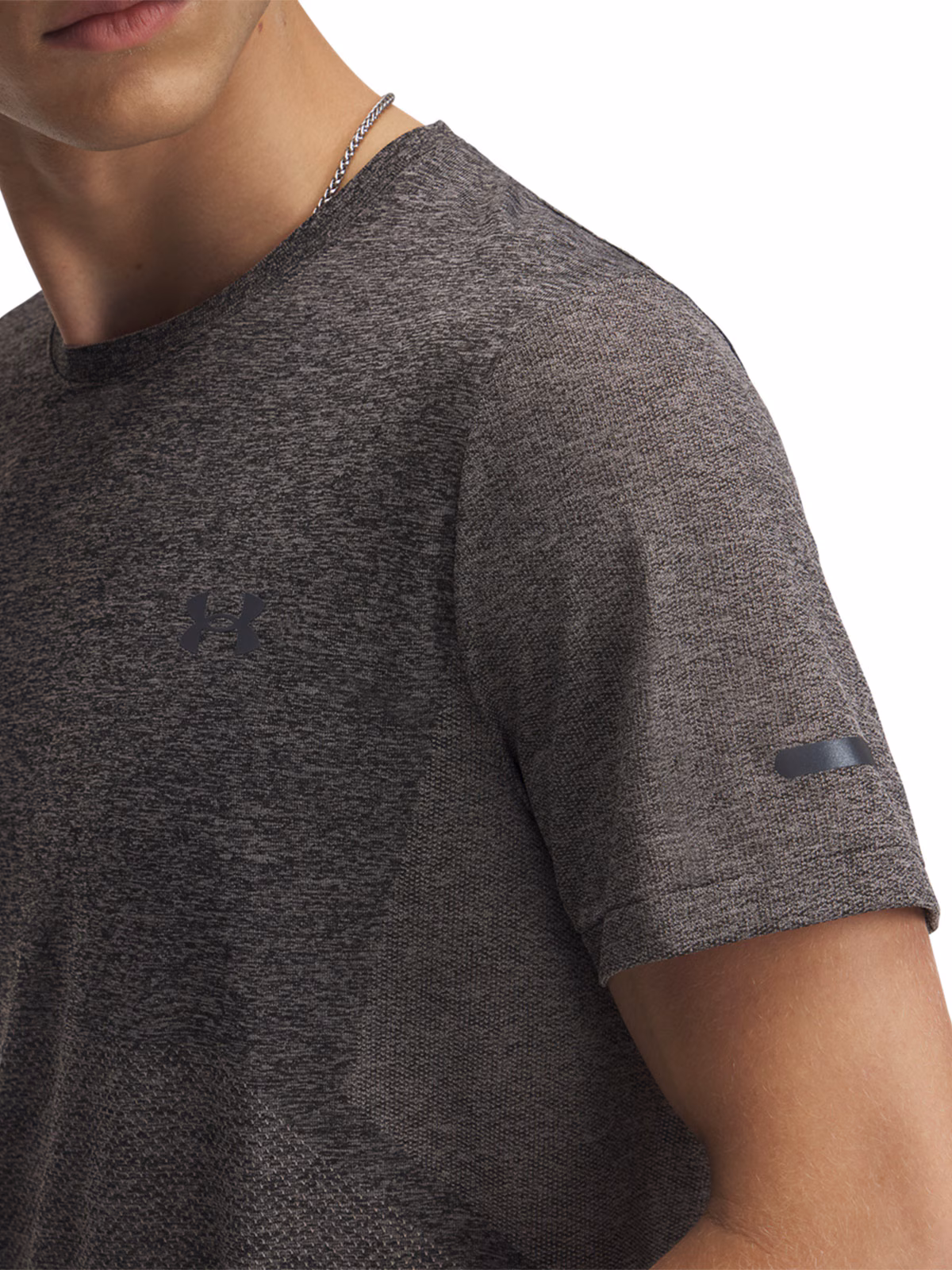 Koszulka do biegania męska Under Armour UA Seamless Stride SS - niebieska