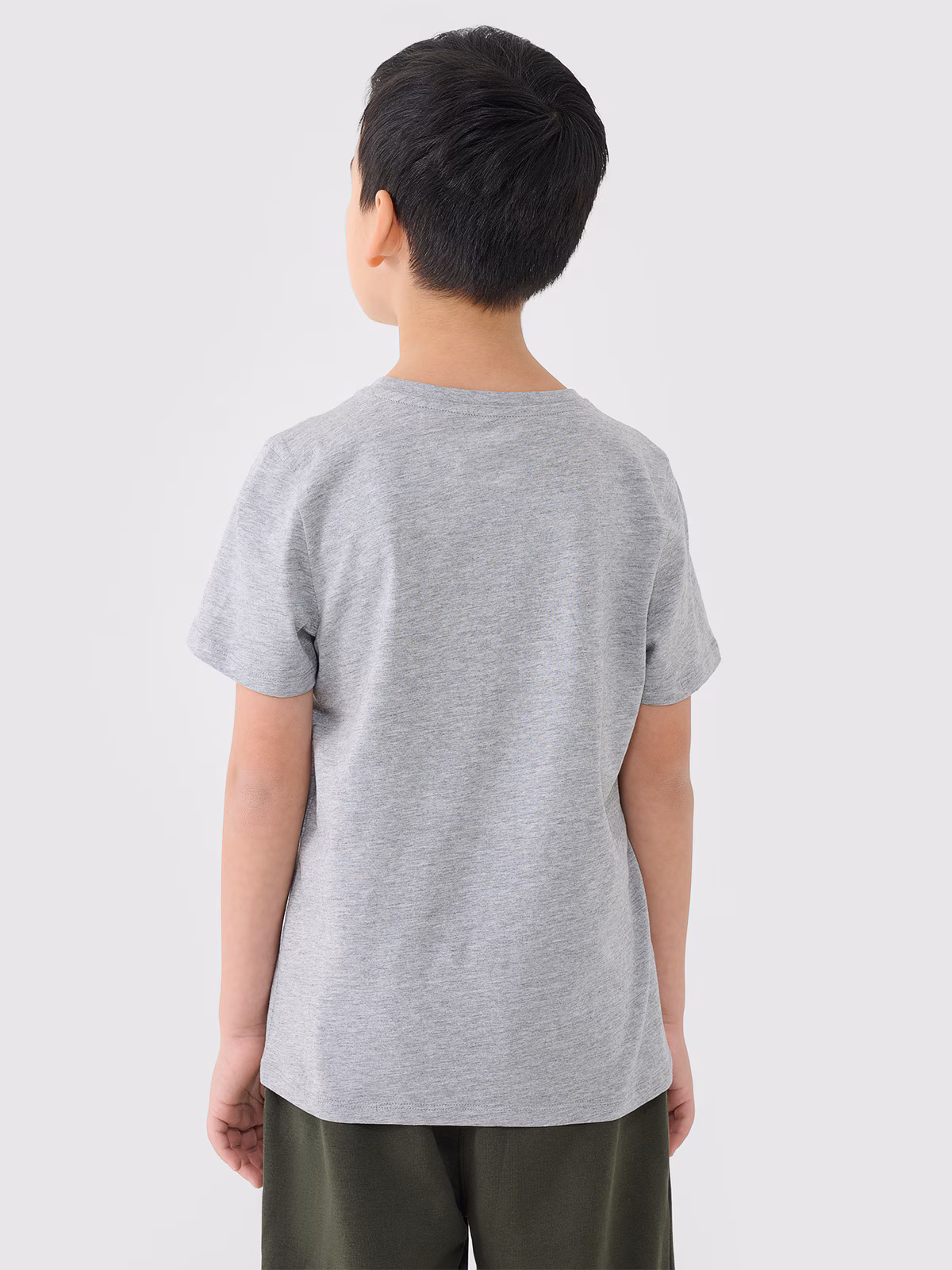 T-shirt z nadrukiem chłopięcy - turkusowy