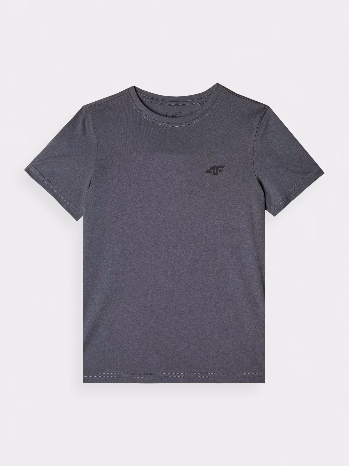 T-shirt gładki chłopięcy - granatowy