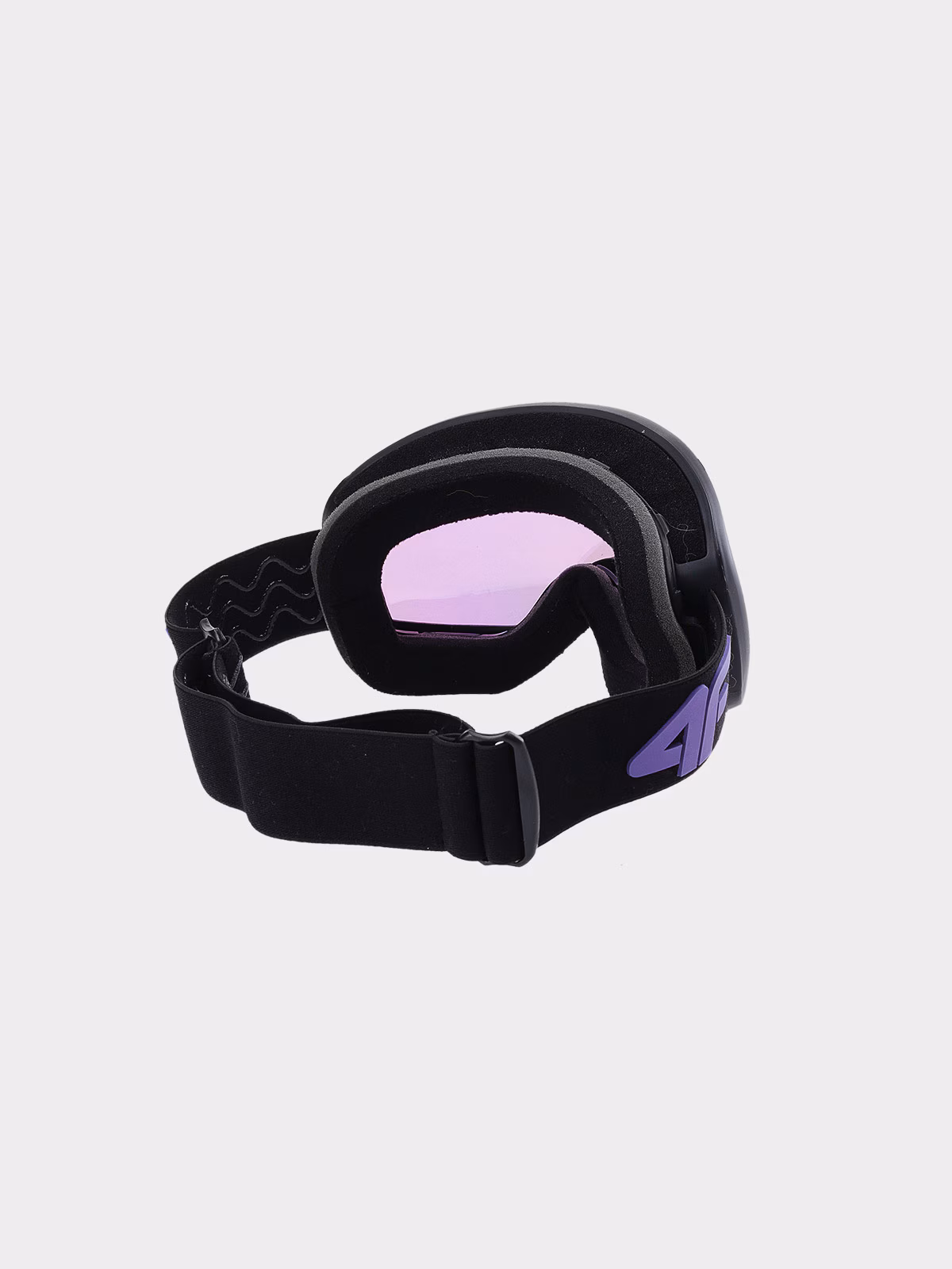 Gogle narciarskie z lustrzaną powłoką dziecięce - fioletowe