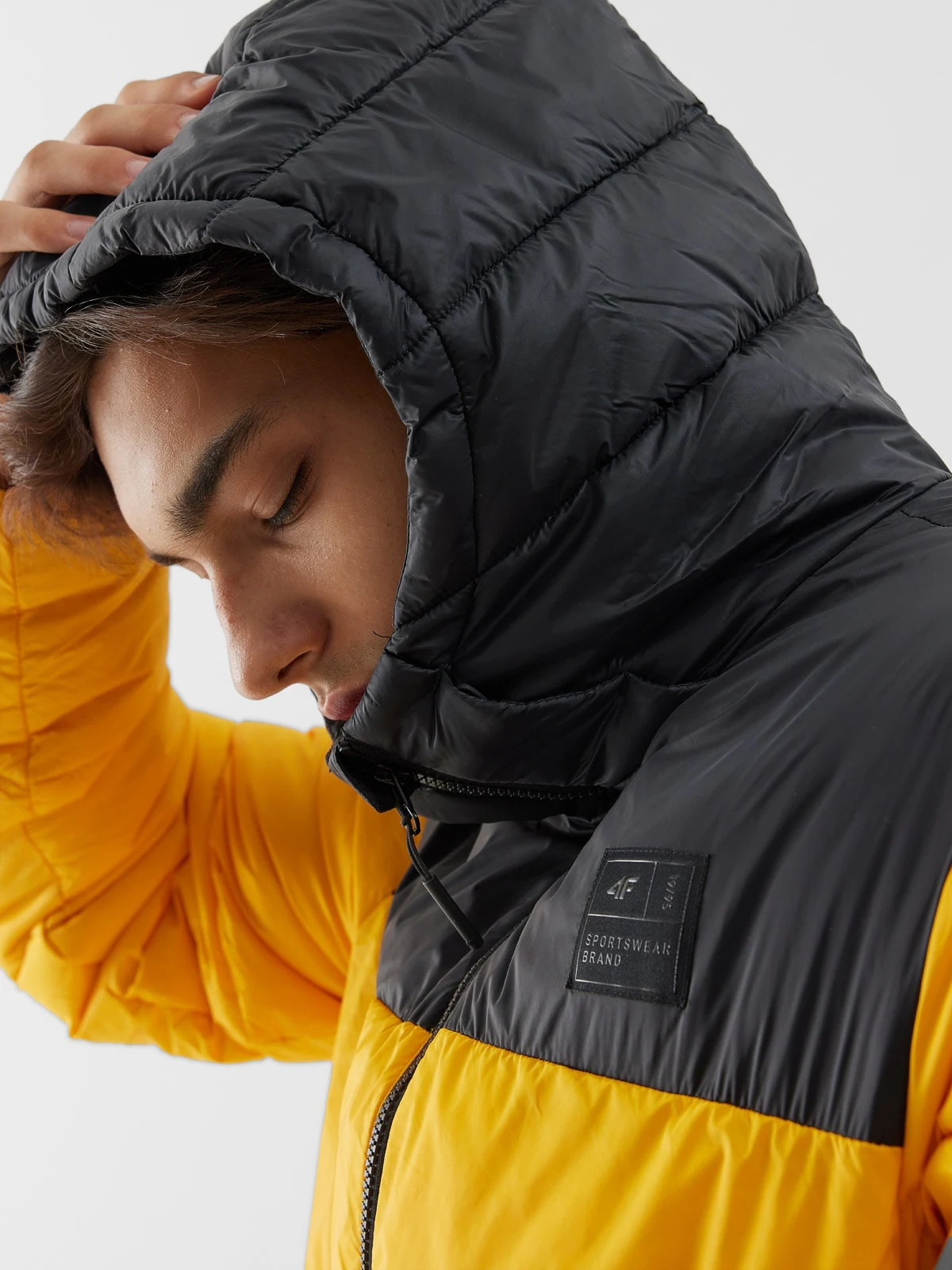 Kurtka zimowa puchowa z wypełnieniem syntetycznym męska