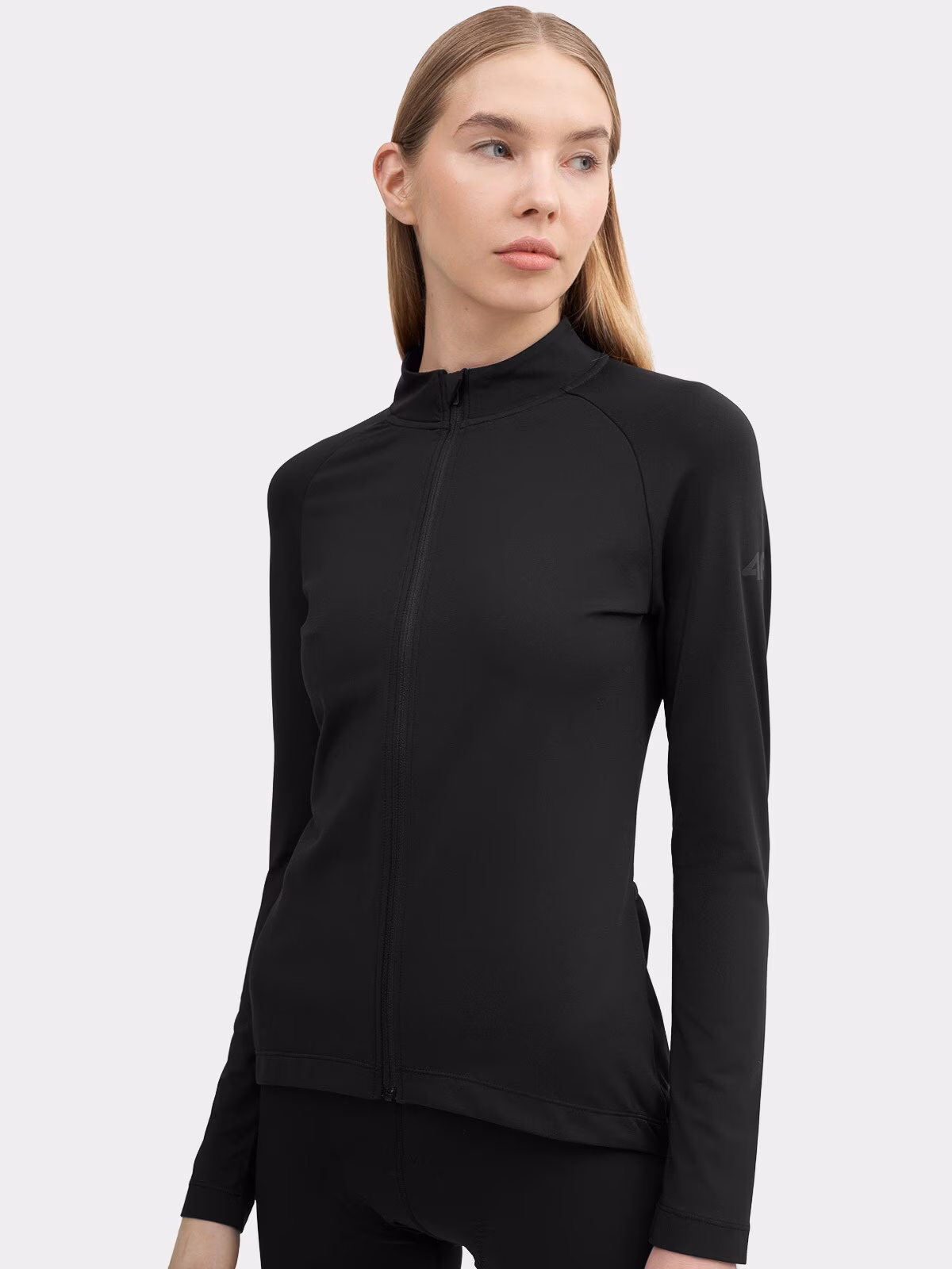 Bluza rowerowa rozpinana bez kaptura damska