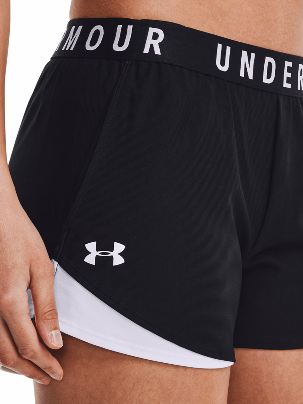 Spodenki treningowe damskie Under Armour Play Up Shorts 3.0 - czarne