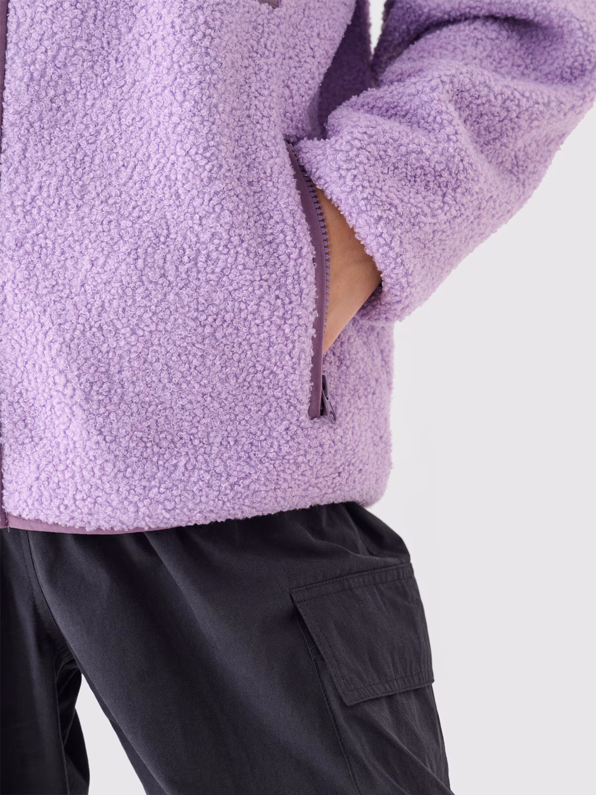 Polar sherpa ze stójką damski - beżowy