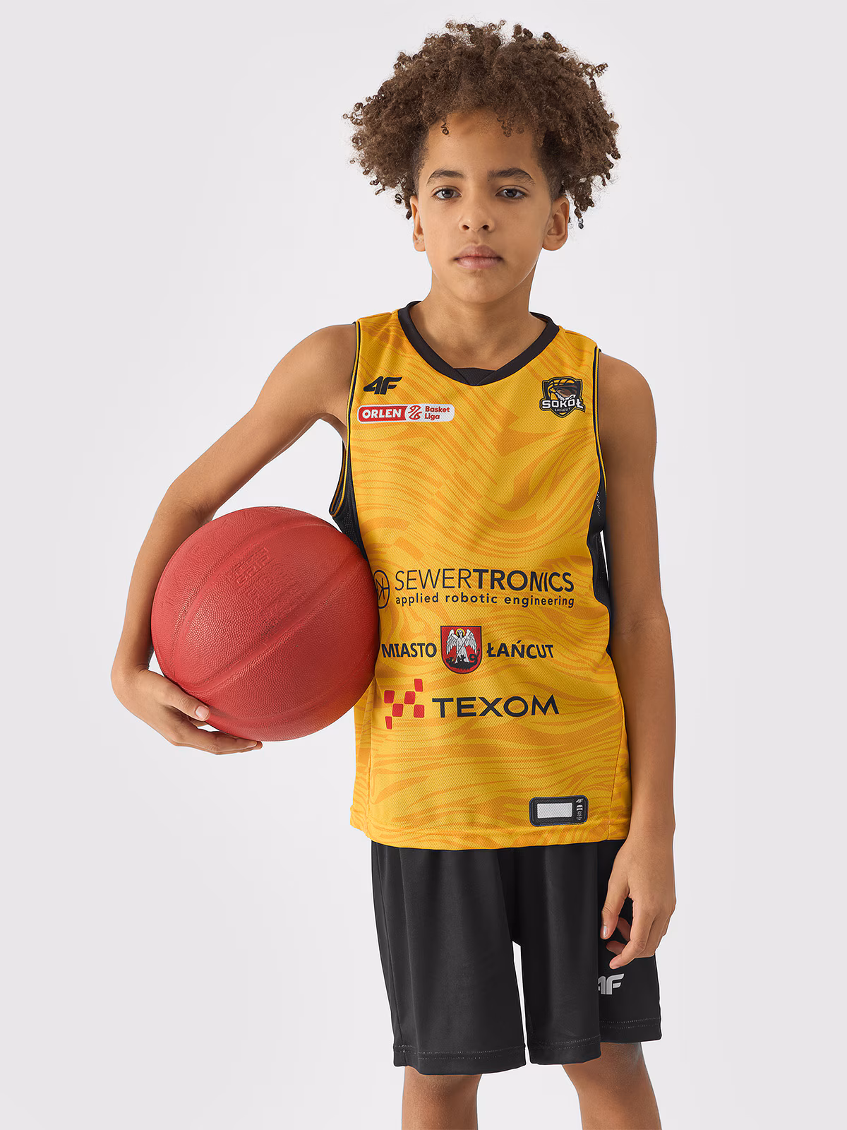 Tank top replika domowy z sezonu 2023/24 dziecięcy 4F x Sokół Łańcut - multikolor