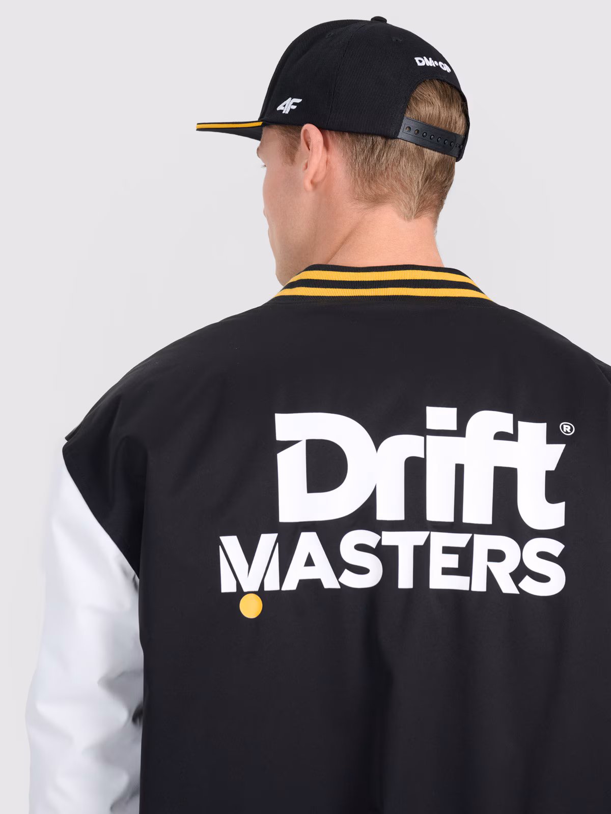 Czapka z daszkiem trucker snapback 4F x Drift Masters - czarna