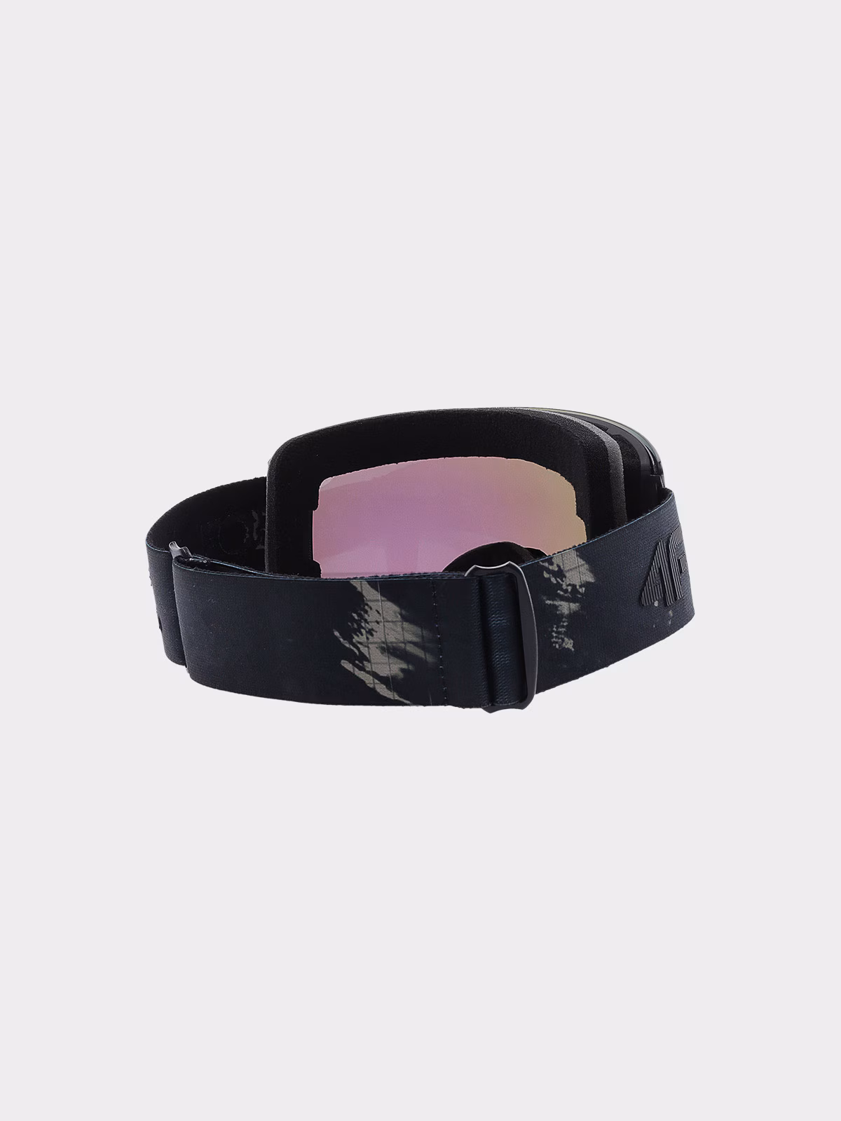 Gogle snowboardowe z multibarwną powłoką uniseks - khaki