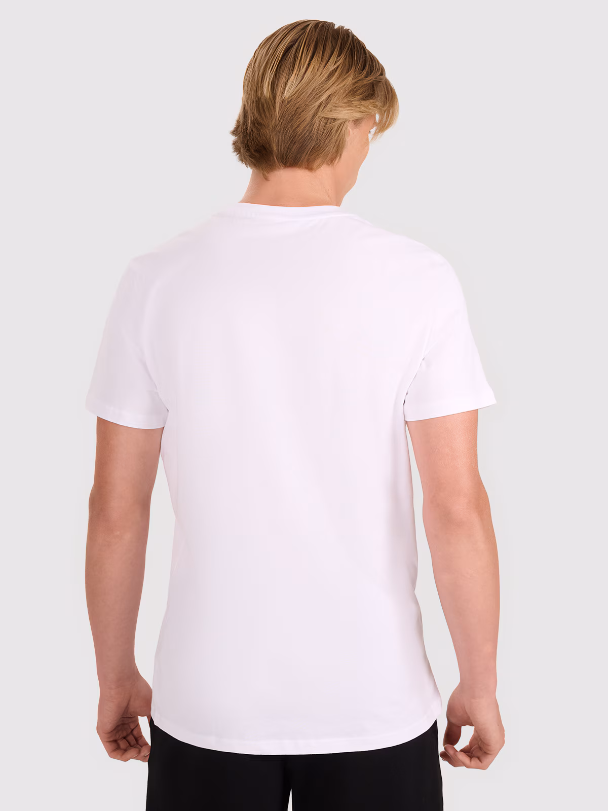 T-shirt regular z nadrukiem męski - granatowy