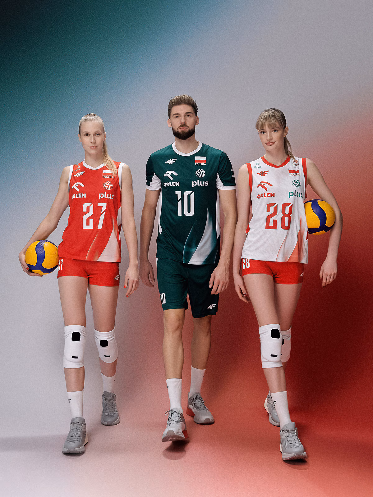 Koszulka meczowa replika domowa męska 4F x Polska Siatkówka - biała