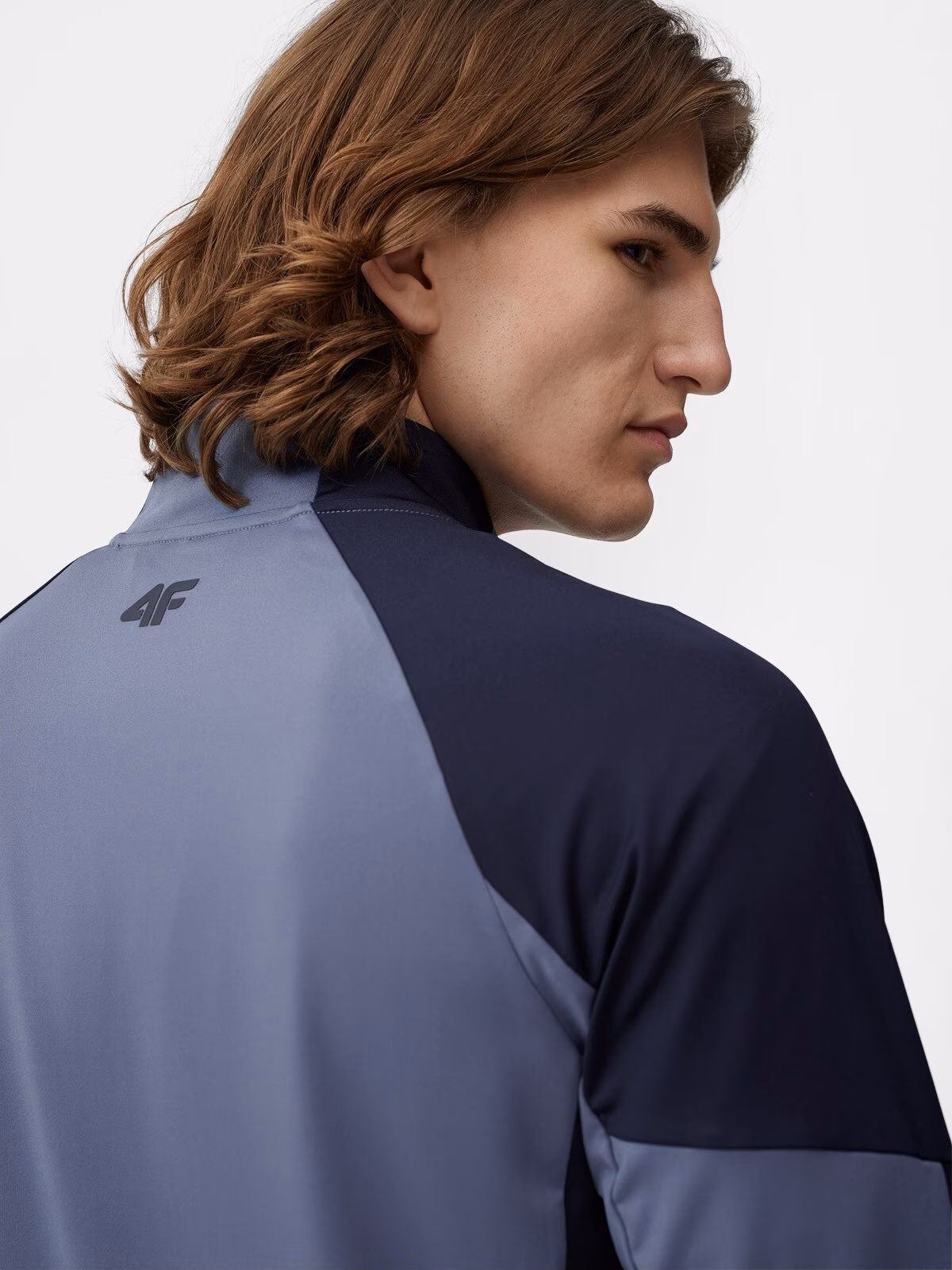 Bluza treningowa rozpinana bez kaptura męska