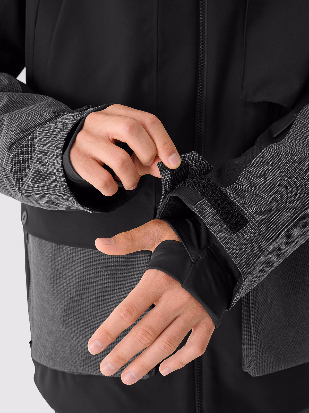 Kurtka snowboardowa membrana 10000 męska - biała