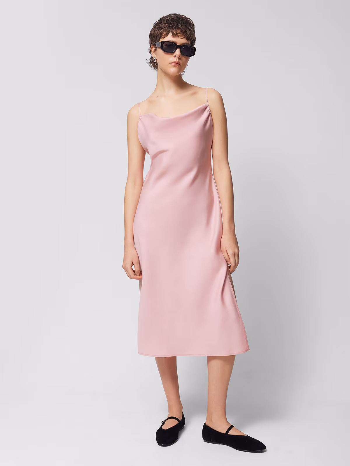 Sukienka z lyocellu damska Outhorn - różowa