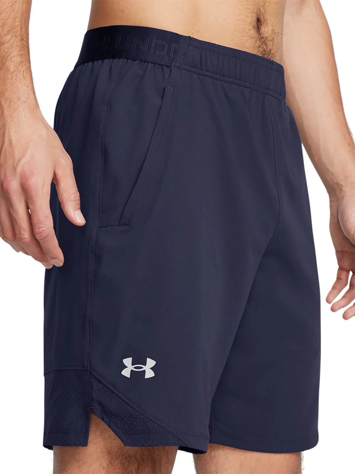 Spodenki treningowe męskie Under Armour UA Vanish Woven 8in Shorts - granatowe