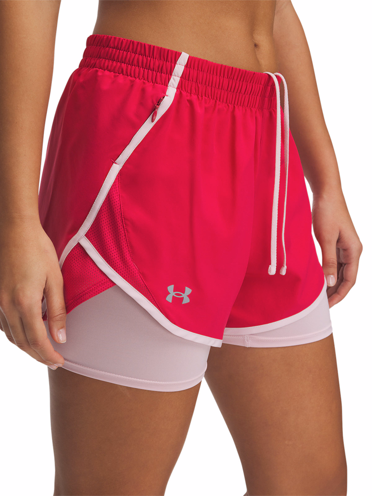 Spodenki do biegania damskie Under Armour UA Fly By 2in1 Short - czarne