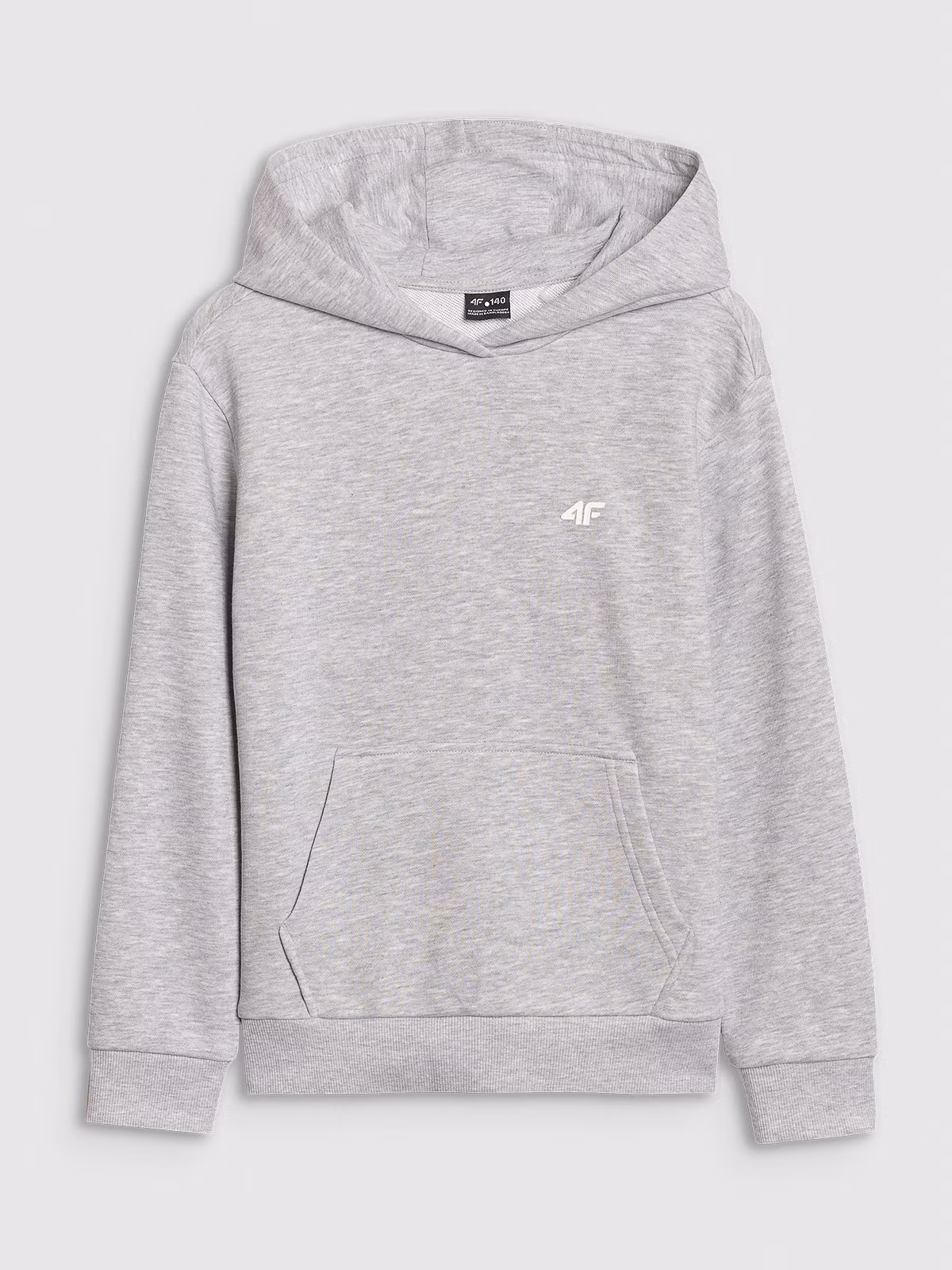 Bluza dresowa nierozpinana z kapturem dziewczęca - różowa