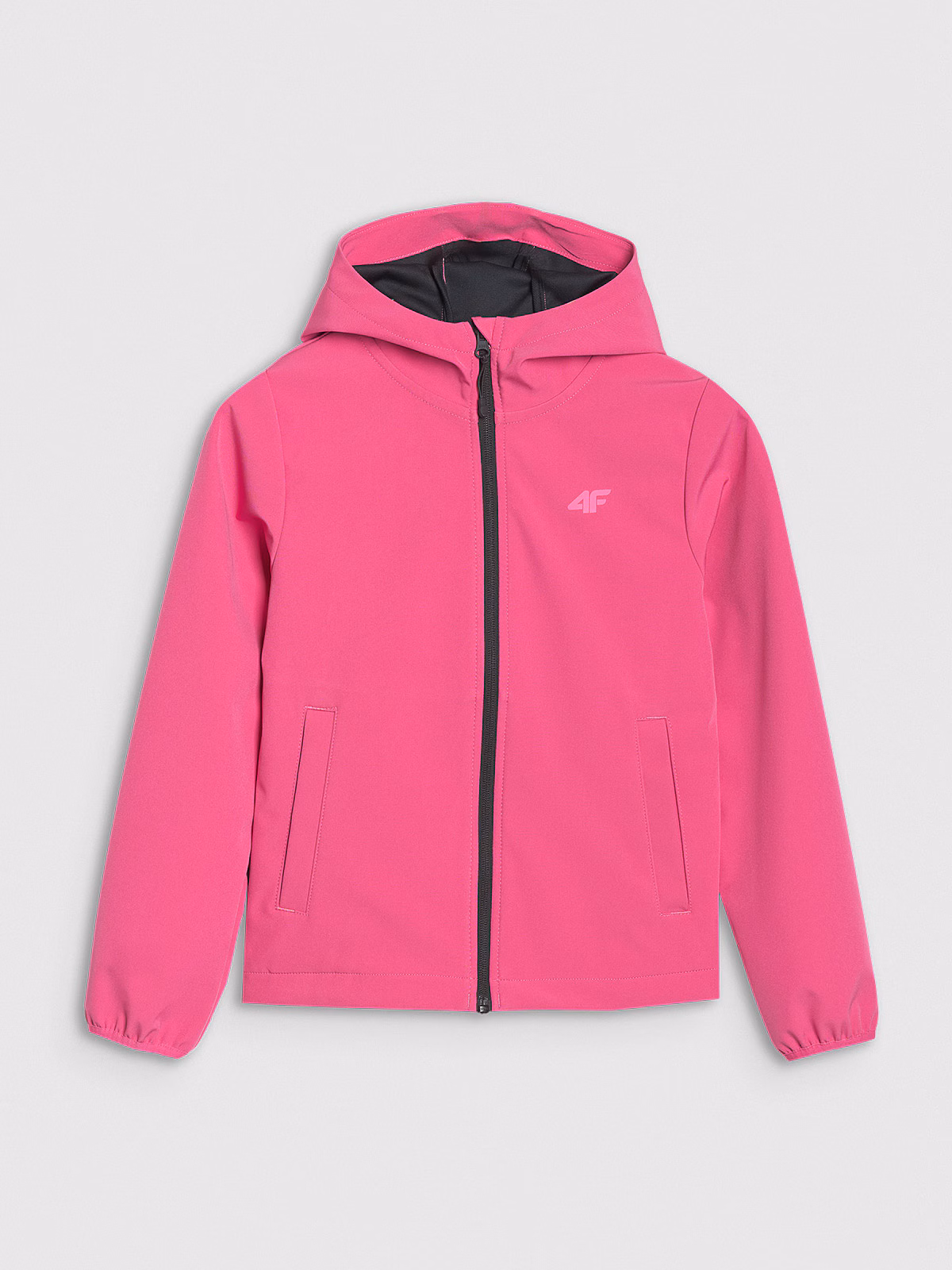 Kurtka softshell wiatroodporna membrana 5000 dziewczęca - różowa