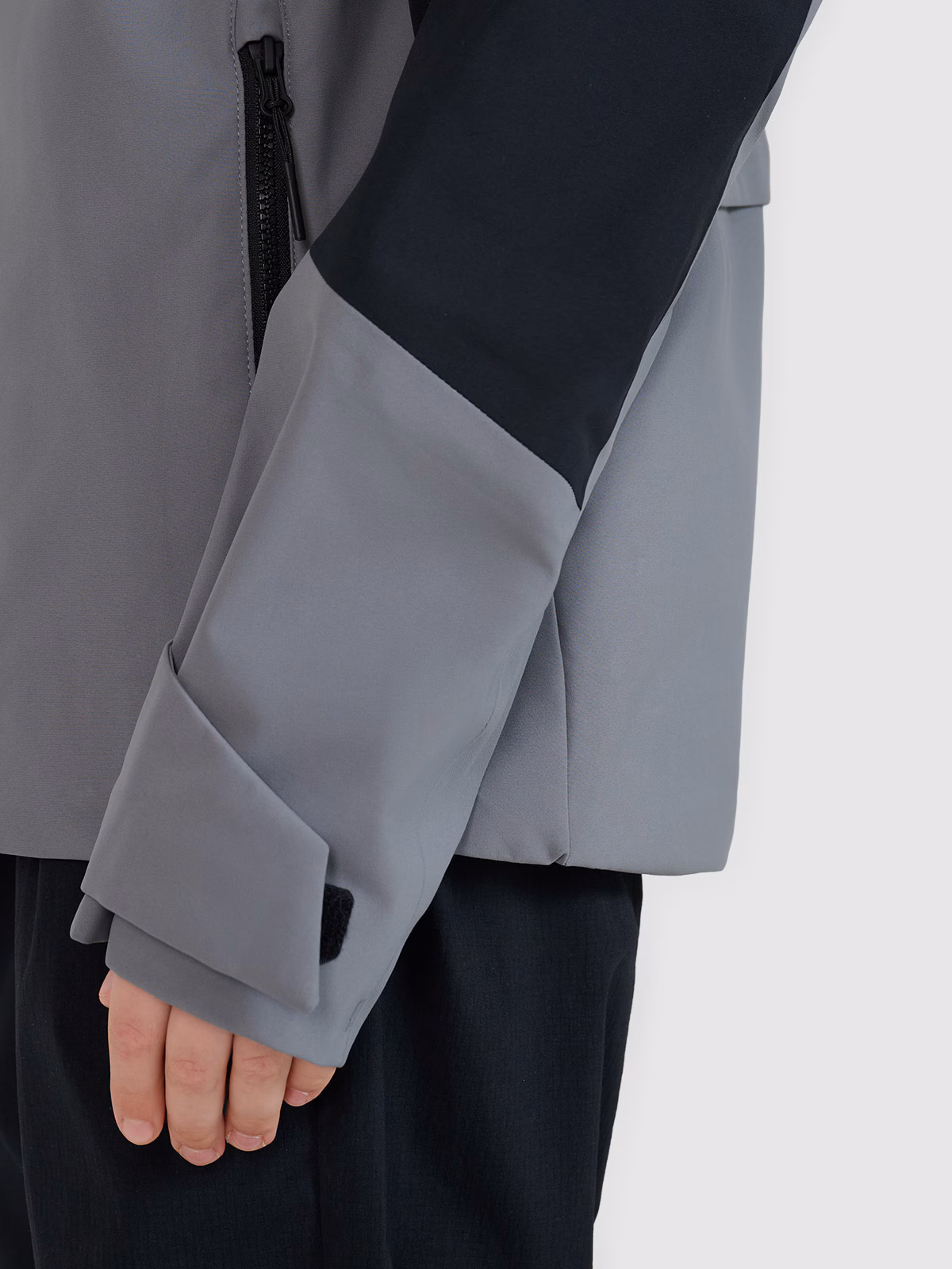 Kurtka trekkingowa membrana 5000 chłopięca - niebieska