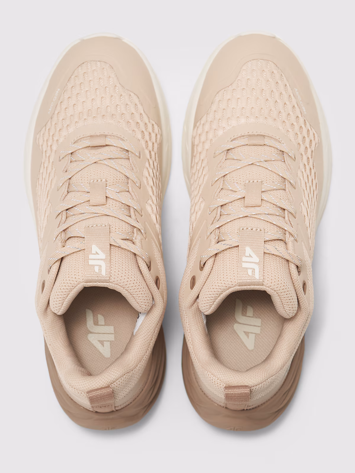 Niskie buty do trekkingu i trailu SPEED HIKER z membraną damskie - beżowe