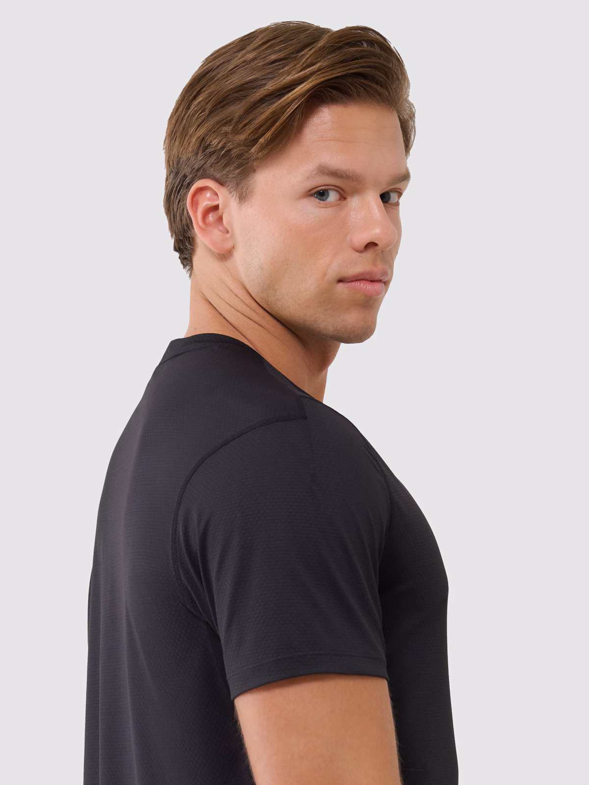 Koszulka treningowa regular szybkoschnąca męska - khaki