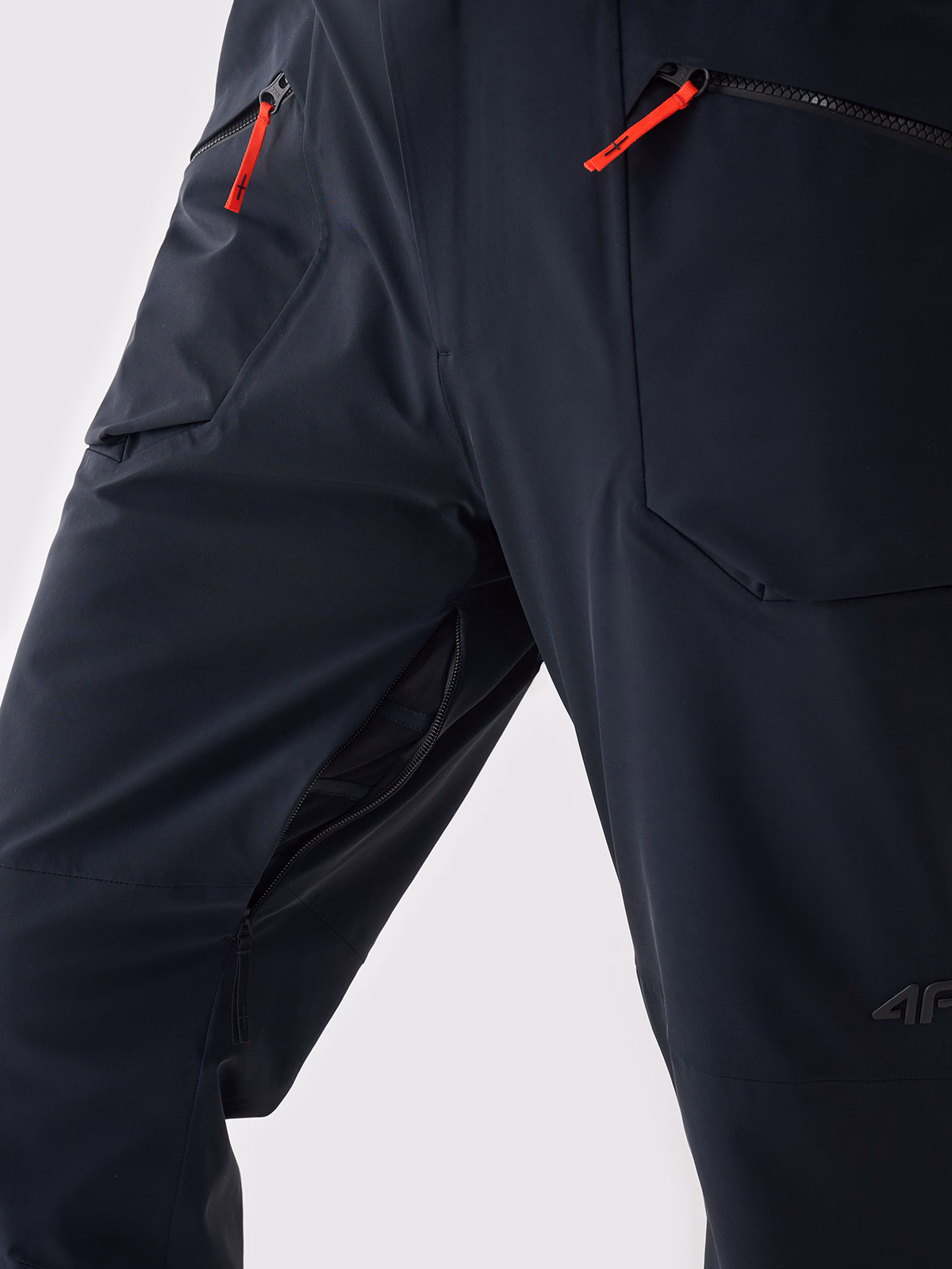 Spodnie narciarskie membrana Dermizax 20000 męskie - czarne