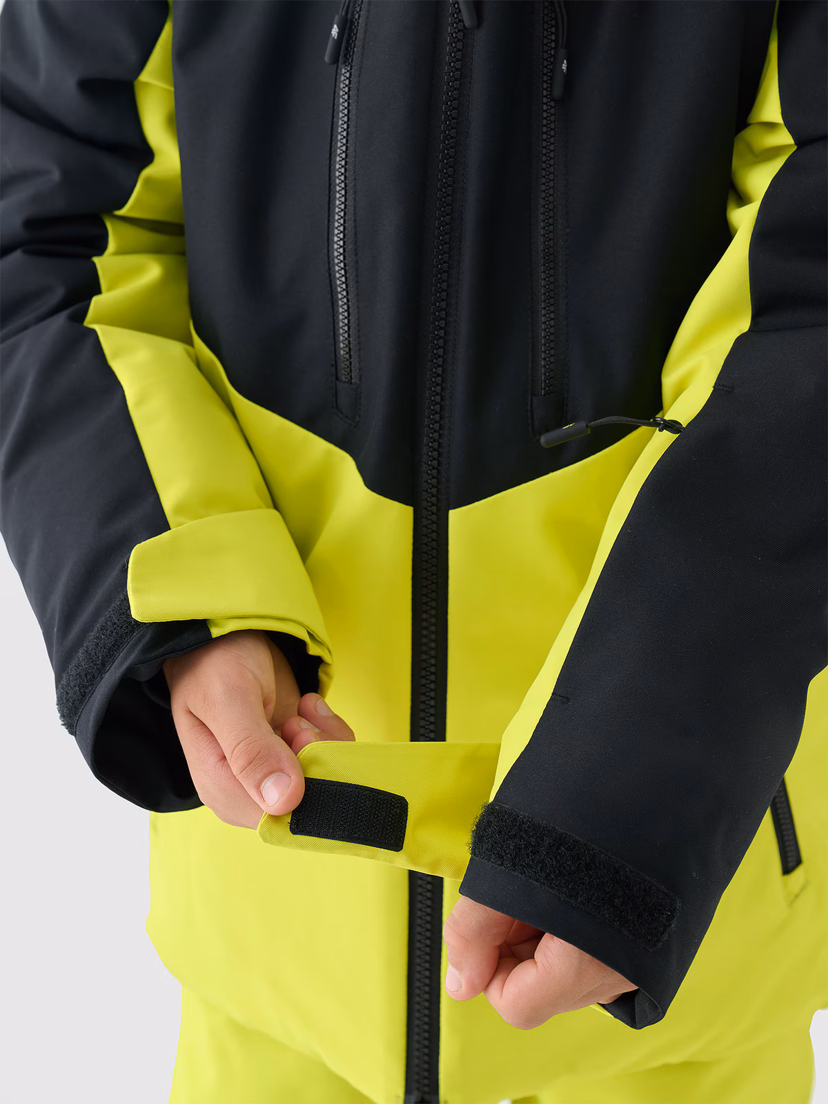 Kurtka narciarska membrana 10000 chłopięca - zielona