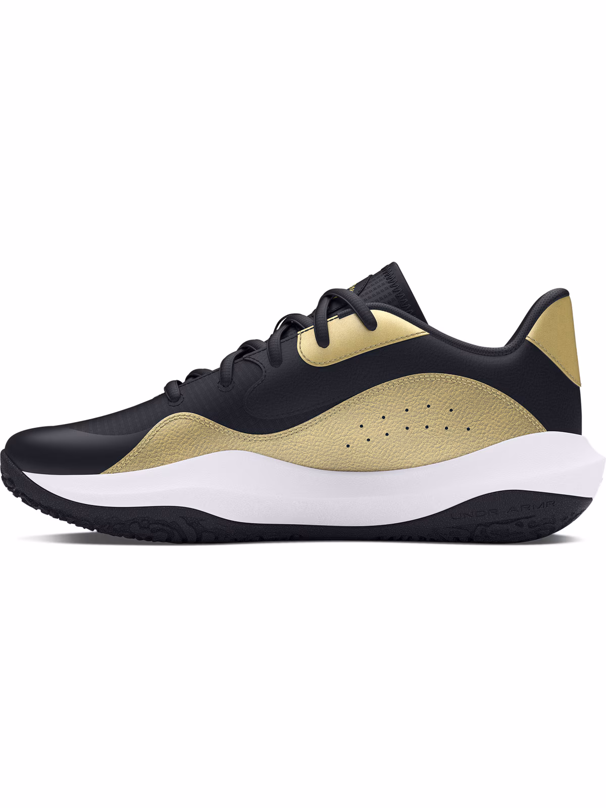 Buty do koszykówki uniseks Under Armour UA Lockdown 7 Low - niebieskie
