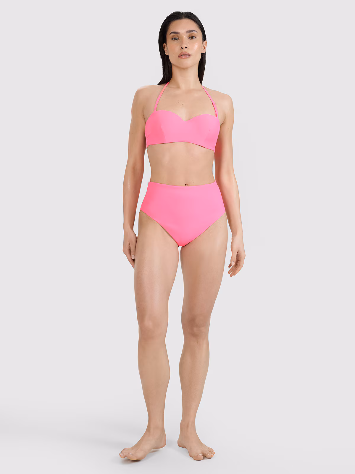 Dół od bikini damski - różowy