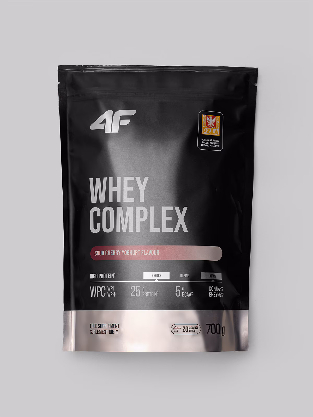 WHEY - WPC+WPI+WPH - complex białek serwatkowych (700 g) jogurtowo-wiśniowy
