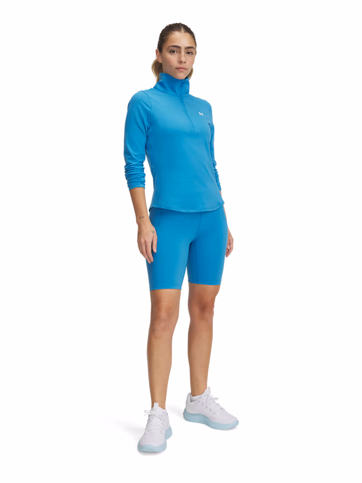 Spodenki treningowe damskie Under Armour Motion Bike Short Emea - szare