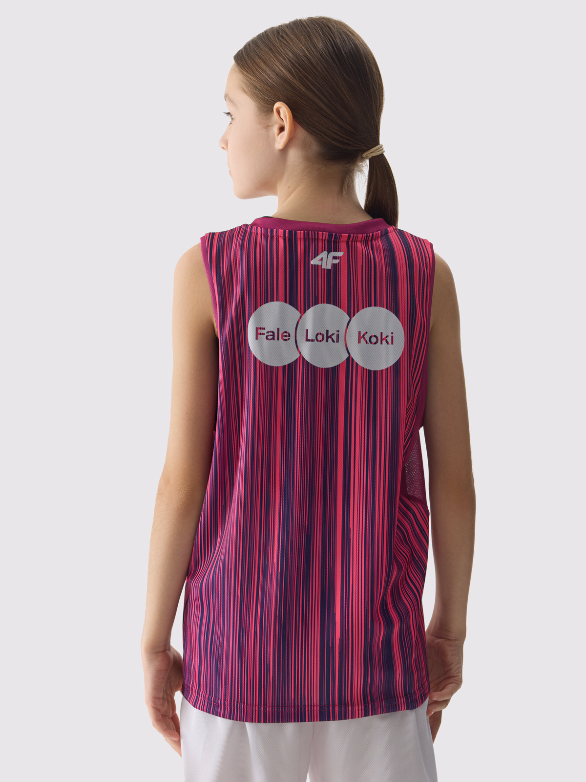 Tank top replika wyjazdowy z sezonu 2023/24 dziecięcy 4F x KS25 Basket Bydgoszcz - multikolor