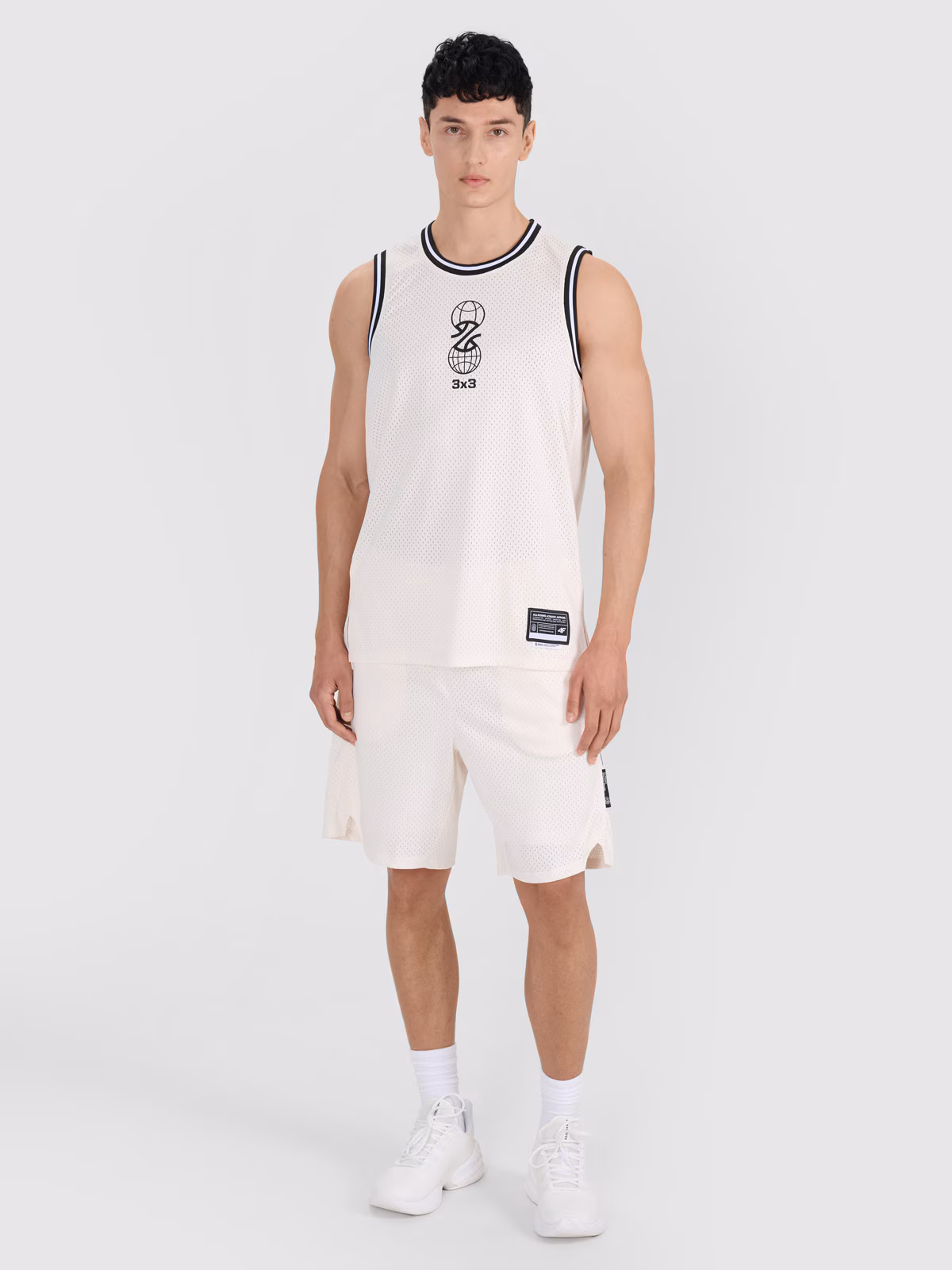 Spodenki do koszykówki szybkoschnące męskie - czarne