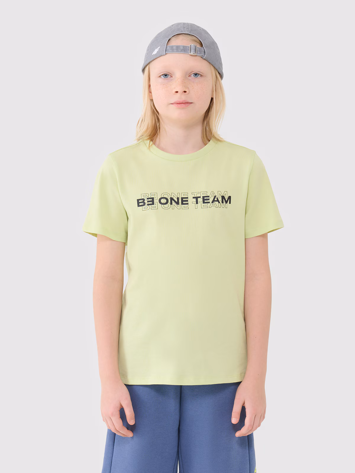 T-shirt z nadrukiem chłopięcy - zielony