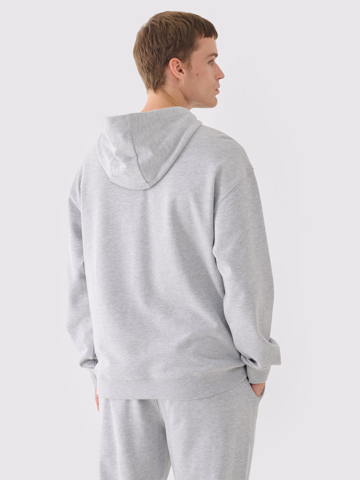 Bluza dresowa nierozpinana z kapturem męska Outhorn - szara