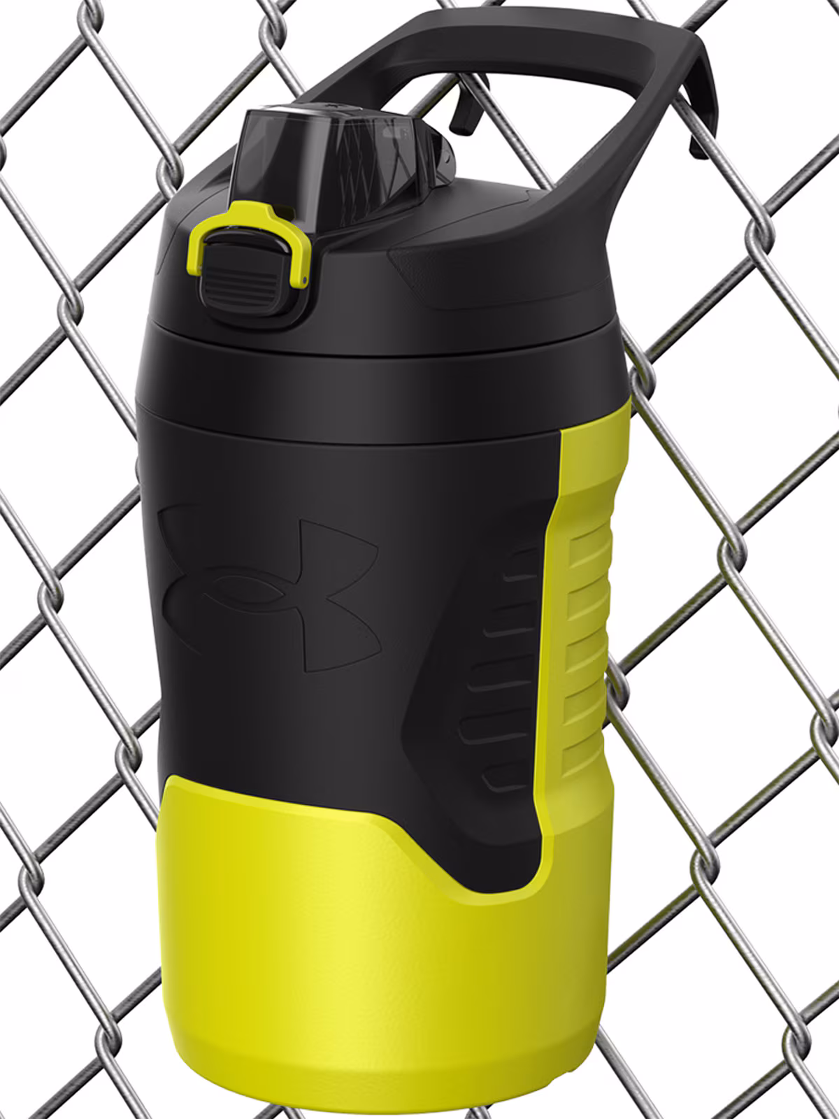 Bidon (950 ml) Under Armour 32oz Playmaker Jug Hi Vis Yellow 950 ml - biały