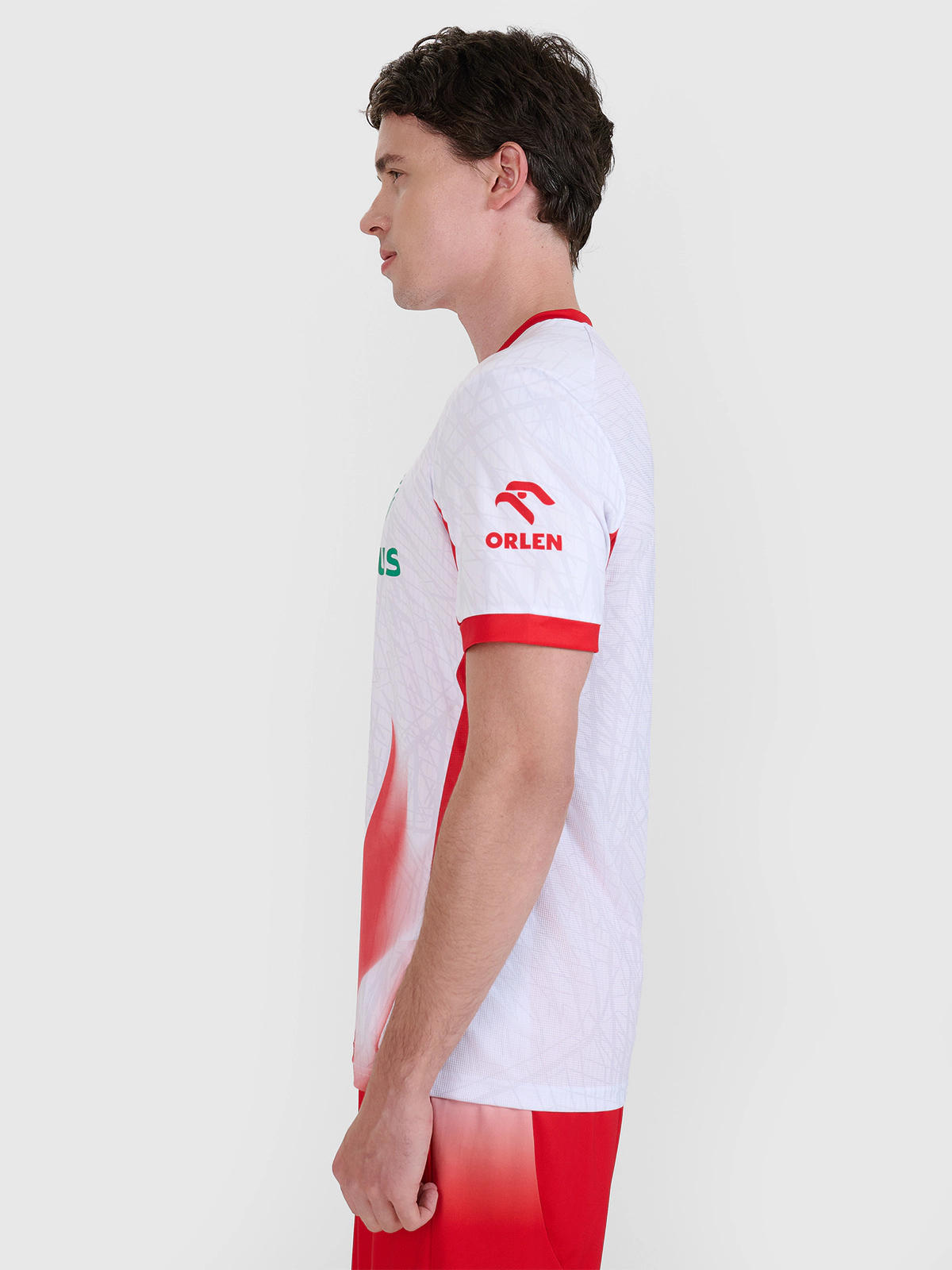 Koszulka meczowa replika domowa męska 4F x Polska Siatkówka - biała