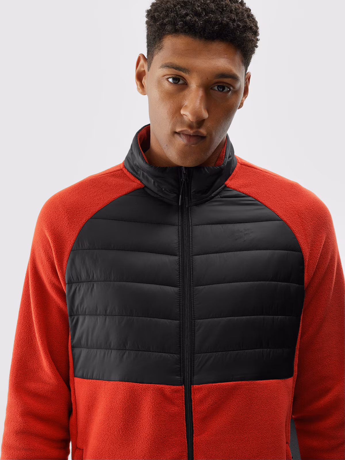 Polar ze stójką regular męski - czarny