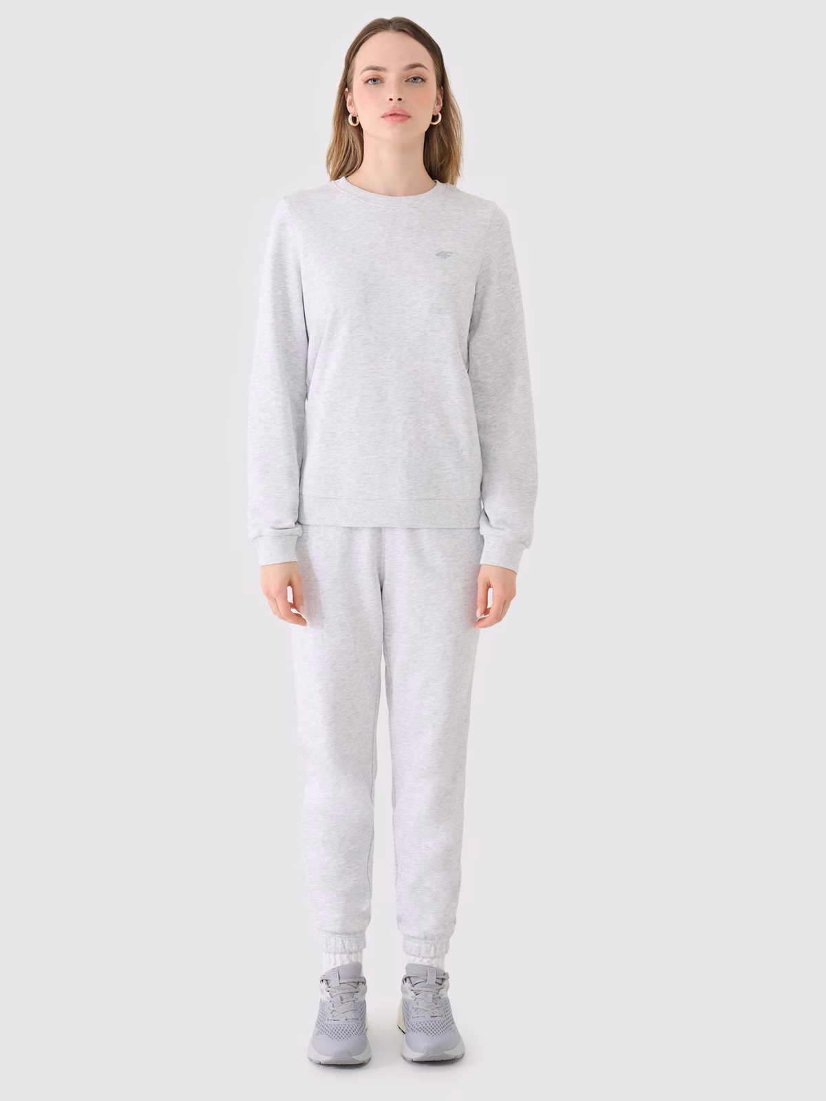 Spodnie dresowe joggery damskie - granatowe