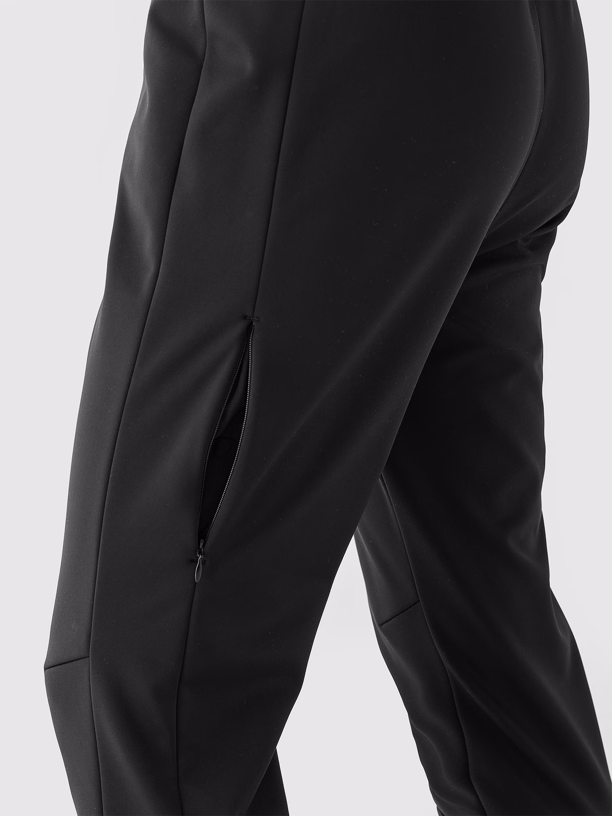 Spodnie narciarskie z szelkami membrana 15000 damskie - czarne