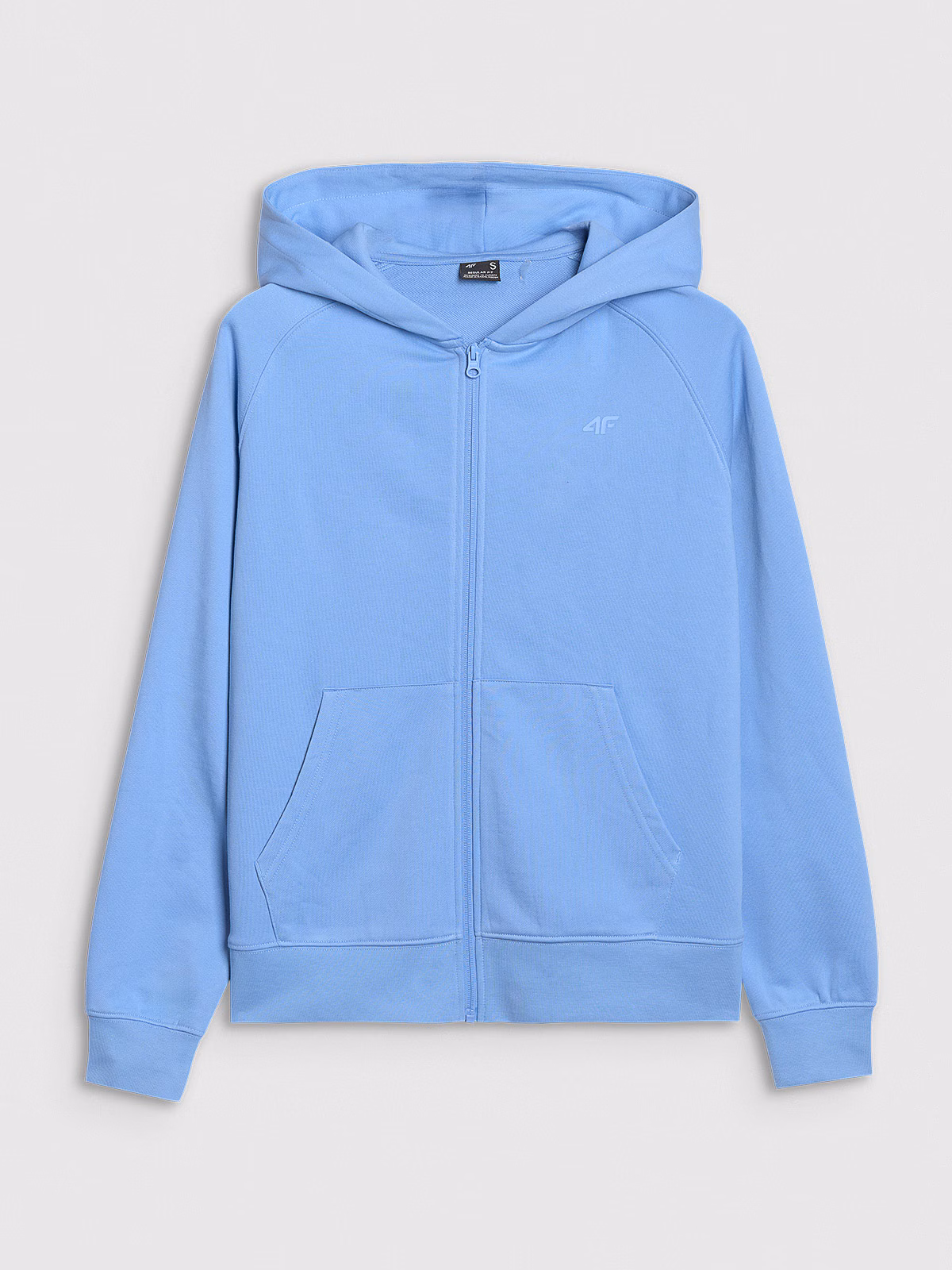 Bluza dresowa rozpinana z kapturem damska - granatowa