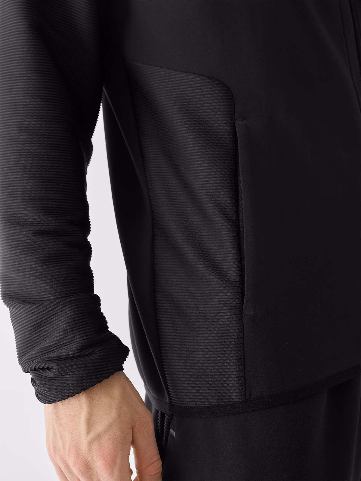 Bluza treningowa szybkoschnąca męska 4F x Robert Lewandowski - czarna