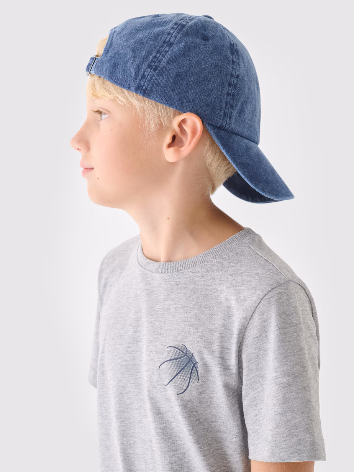 T-shirt z nadrukiem chłopięcy - czerwony