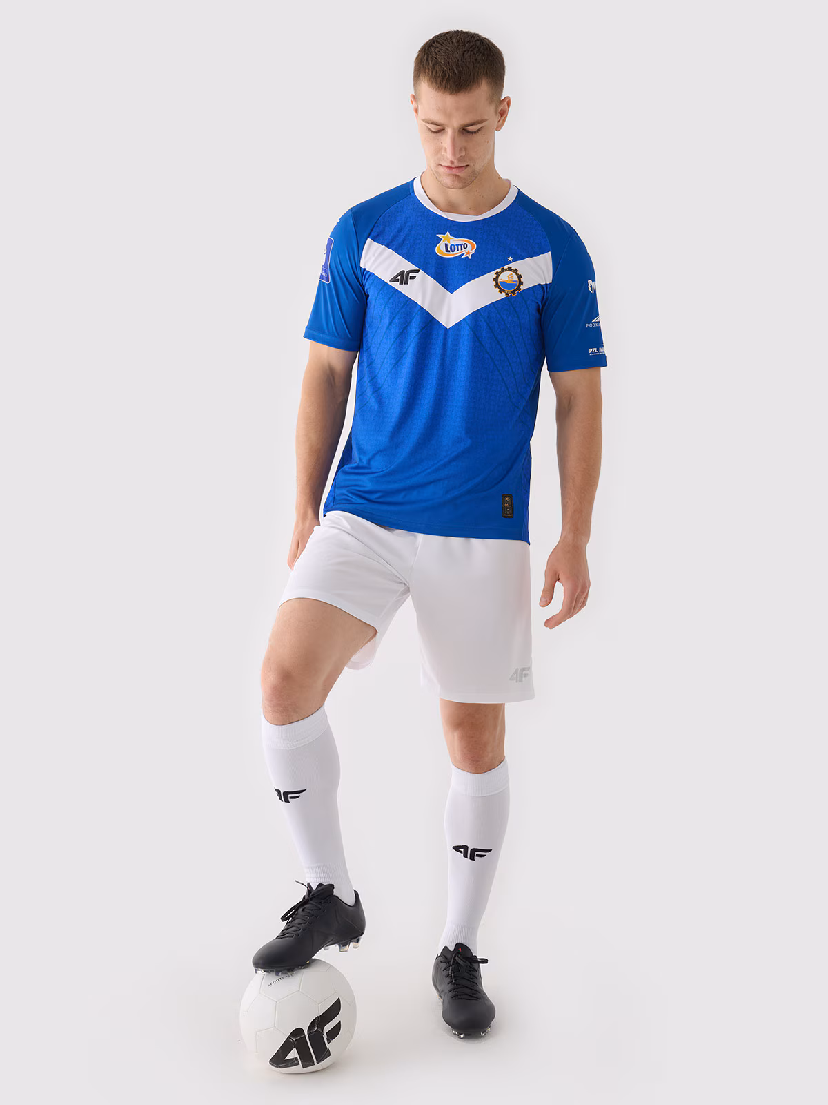 Koszulka klubowa wyjazdowa z sezonu 2024/25 męska 4F x Stal Mielec - multikolor